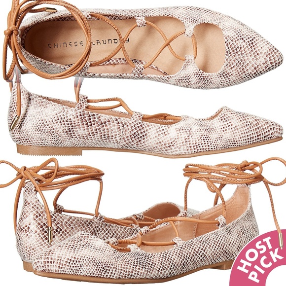 chinese laundry snakeskin heels